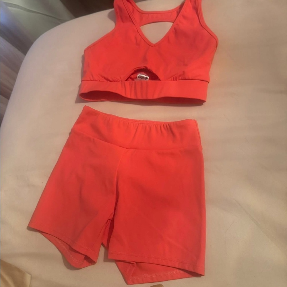 Women's Coral Activewear Set